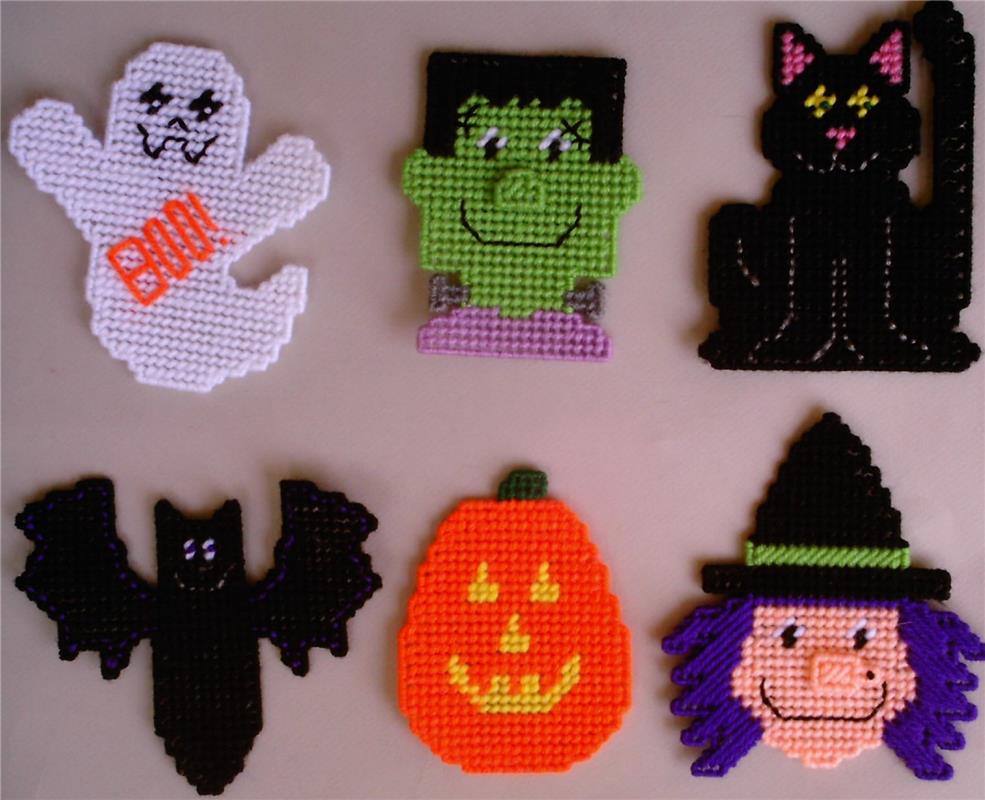 Halloween Grim Reaper Magnet-Plastic Canvas Pattern-PDF Download