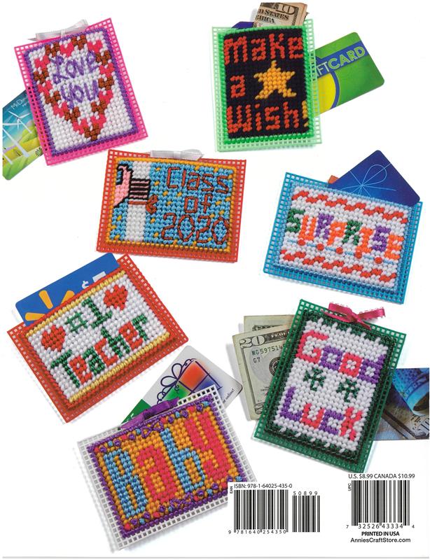 "Plastic Canvas Gift Card Holders"