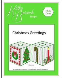 Christmas Greetings Plastic Canvas Pattern