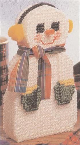 Stylish Snowman Plastic Canvas Pattern
