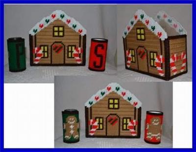 Plastic Canvas Gingerbread Village Pattern