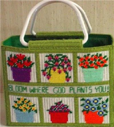 Plastic canvas tote bag patterns cheap