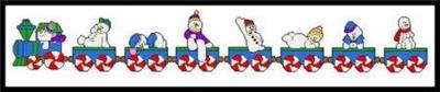 bradford exchange snowman with train