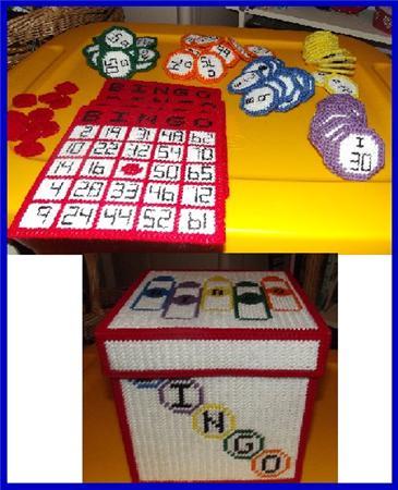 "Bingo Game" | Plastic Canvas Pattern