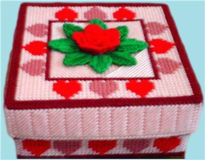 Hearts And Flowers Trinket Box