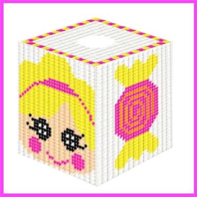 "Sew Sweet Doll 4 Tissue Box Cover"