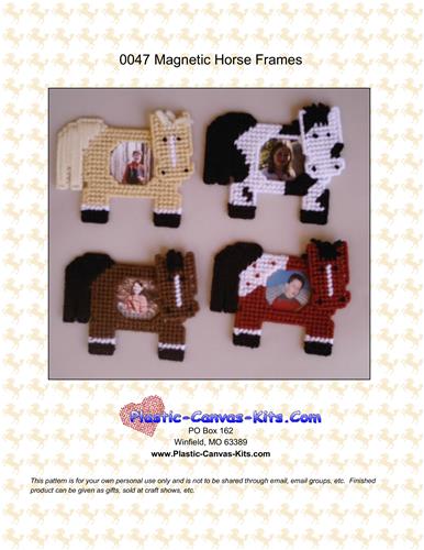 magnetic horse picture frames
