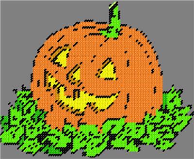 Pumpkin Patch Plastic Canvas Pattern