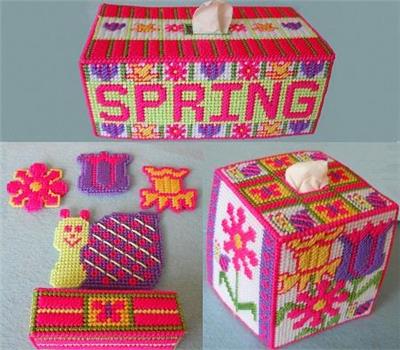Spring Sightings Plastic Canvas Pattern